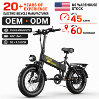 Nuevo Modelo 2027, Bicicleta Eléctrica Plegable de 500W con Llantas Anchas, Bicicleta Eléctrica, E-bike, Bicicleta Eléctrica, Fatbike