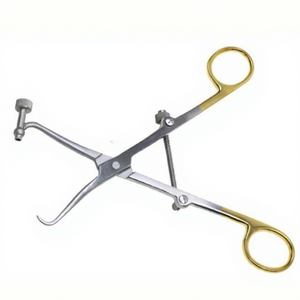 BISONS Vente en gros Pinces à réduction osseuse manuelles pointues en acier inoxydable 3 pièces Instruments chirurgicaux orthopédiques avec trou de guidage - Product Image 1