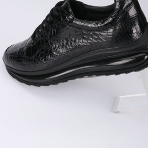 Chaussures classiques noires à double boucle pour hommes - Chaussures de haute qualité fabriquées à la main, décontractées pour l'automne, pour le bureau et la carrière, augmentant la taille - Product Image 6