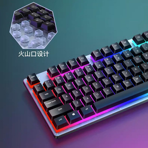 เอชพี K100 คีย์บอร์ดแบบมีสายขนาดเต็ม 104 คีย์ RGB แบ็คไลท์ แอนตี้โกสต์ติ้ง 26 คีย์สำหรับเล่นเกมในสำนักงาน - Product Image 2