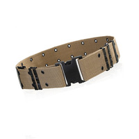 Ceinture tactique de sécurité pour hommes, en tissu, à dégagement rapide, avec boucle automatique, pour l'entraînement, la chasse, la randonnée et les sports