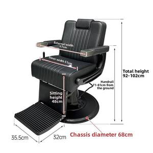Sillón de Peluquería Moderno al por Mayor, Silla de Salón de Belleza para Mujeres, Silla Profesional de Peluquería, Silla de Barbería - Product Image 6