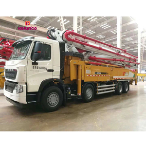 Camión de bomba de hormigón diésel a <span class=keywords><strong>precio</strong></span> de fábrica XS58 57,5 M Max. Altura de colocación con bolas de limpieza 170 m/h Capacidad de salida - Product Image 1