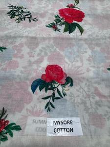 Tissu en coton Mysore pur imprimé numériquement sur mesure, fini léger et doux, pour vêtements et textiles de maison - Product Image 3