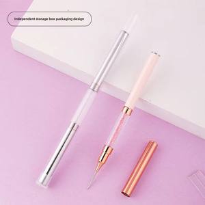 卸売りダブルエンドネイルアートドッティングツールフラットバック象眼細工ダイヤモンドクレヨンホットフィックス吸引ドリルラインストーン製品タイプ - Product Image 3