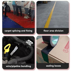 Nqfiber tùy chỉnh băng vải độ nhớt cao không thấm nước màu mạnh mẽ Duct <span class=keywords><strong>Tape</strong></span> được sử dụng cho ống ràng buộc và bao bì carton - Product Image 5