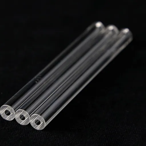 광학 기기 용 작은 외경 5mm 석영 튜브