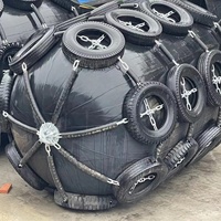 Pare-battage marin pneumatique robuste en caoutchouc, anti-collision, haute absorption d'énergie, résistant à l'usure pour yacht et quai
