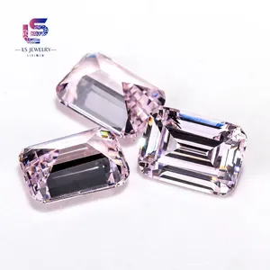 Octagon Cut Pink Color Cubic Zirconia Lowest Price Gemstones for CZ Jewelry