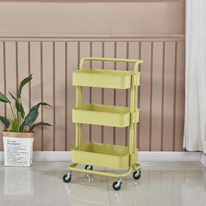 Venta caliente salón multifuncional oro <span class=keywords><strong>plata</strong></span> Metal carro plegable carro salones de belleza uso - Product Image 3