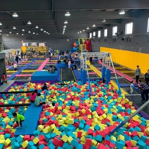 <span class=keywords><strong>Parc</strong></span> de trampolines intérieur Ledi de grande taille pour adultes et enfants, taille personnalisable, capacité de 500 personnes, aire de jeux pour <span class=keywords><strong>parc</strong></span> d'attractions - Product Image 1