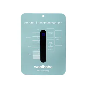 Household Color Changing Digital Baby Room Thermometer For Room Temperature Card