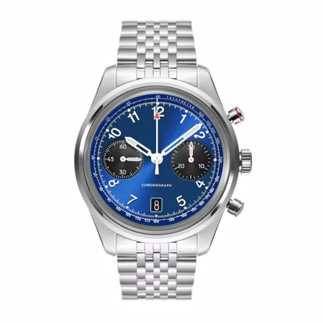 High Quality Original Japan Vk64 Movement Waterproof Stainless Steel Luxury Men's Chronograph Watch