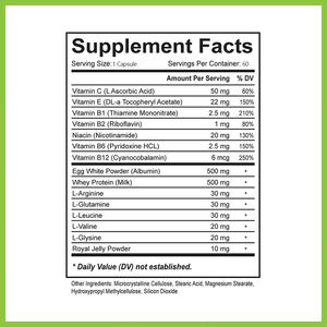 مكمل بروتين الألبومين قوة أكبر 60/120/180 قرص صحة الكلية والكبد تعزيز الصحة العامة دعم طاقة OEM - Product Image 5