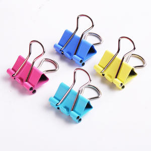 En gros 4 couleurs 60 pièces pvc boîte en métal 15mm mini coloré <span class=keywords><strong>pince</strong></span>-notes - Product Image 2