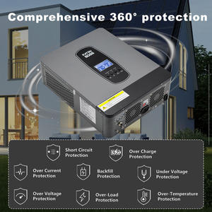 Onduleurs d'énergie solaire hybride en stock Eu DATOUBOSS 3KW 24V à 230V onduleur solaire hybride à onde sinusoïdale <span class=keywords><strong>pure</strong></span> hors réseau pour usage domestique - Product Image 6