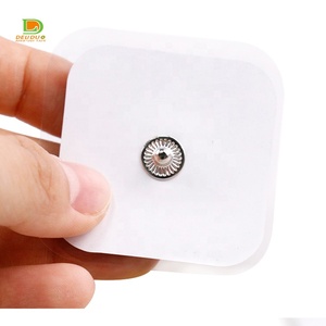 Usine 5*5cm collant remplacement Gel électrodes adhésif dizaines électrode Pad <span class=keywords><strong>Snap</strong></span> Patch pour dizaines Machine broche électrode Machine - Product Image 5