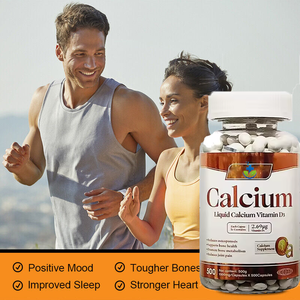 Supplément Vitamine D3 + K2 Softgel Vegan Support Strong Bones <span class=keywords><strong>Liquid</strong></span> Calcium <span class=keywords><strong>Vitamin</strong></span> D3 Softgels - Product Image 2