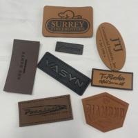 Logo de lettre en relief 2D/3D personnalisé, patchs en cuir PU personnalisés pour vêtements et Jeans