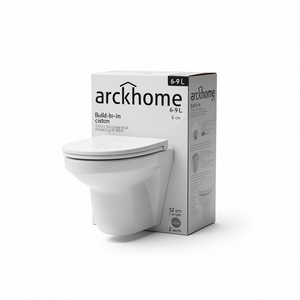 Citerne encastrée Archhome 6-9 L 2 boutons sans plaque 52 cm de longueur 69 cm de largeur - Product Image 2