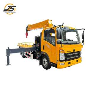 Jiusheng Camion-grue 12 tonnes à flèche articulée, modèle chinois personnalisé, prix compétitif, pour la construction - Product Image 5