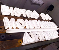 Lettres en acier inoxydable de haute qualité, boîte à lumière LED en acrylique, étanche, personnalisable, publicité extérieure pour entreprises, enseigne de devanture de magasin