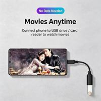 Câble OTG USB 3.0 Type-C coudé à 90° femelle, adaptateur haute vitesse pour connecter clés USB, claviers, souris, smartphones, en PVC