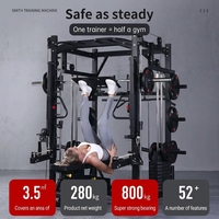 Machine Smith Commerciale, Appareil d'Entraînement Fonctionnel Tout-en-un, Équipement de Gym Professionnel, Rack de Musculation Multifonctionnel, Fournisseur en Gros