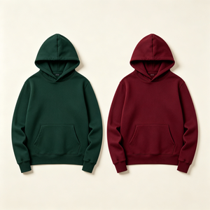 Sweat-shirt à capuche unisexe personnalisable de haute qualité, modèle basique, OEM ODM pour logo, vente en gros en vrac - Product Image 1