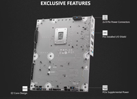 Carte mère de bureau PRO Z890-S WIFI PZ en gros, connexion arrière ATX DDR5 256 Go ThunderBolt4 Ultra 285K