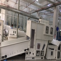 Four de liaison thermique utilisé dans la ligne de production d'ouate de couette Usine de machines textiles à la maison de Chine Air chaud à travers le four de type