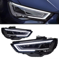 Feux avant dynamiques à LED pour Audi A3 2013-2016, ensembles de phares, feux de jour, accessoires automobiles, éclairage de voiture