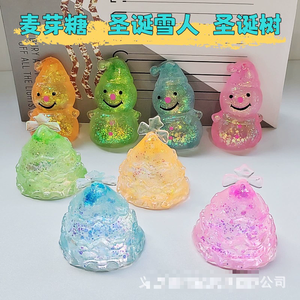 Nuevo Juguete de Árbol de Navidad, Decoración Blandita, Regalo de Navidad, Juguete Antiestrés de Muñeco de Nieve Pequeño, Venta al por Mayor - Product Image 1