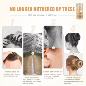 Trong Kho Quảng Châu Hot Bán Không Dầu Nhờn Sáp Dính Cho Tóc Tóc Mịn Tóc Sáp Cho Nam Giới Mạnh Mẽ Cạnh Tóc Sáp Dính - Product Image 6