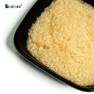 Resin Factory Lanlang 001x7 Strong Acid Cation Exchange Resin Price Equivalent To C100E IR120 Ion Exchange Resin Price