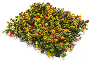 Muros de Plantas Artificiales, <span class=keywords><strong>Valla</strong></span> de <span class=keywords><strong>Jardín</strong></span> Vertical, Seto Artificial Colorido de 50x50cm, Plástico PE Ecológico, Resistente a la Intemperie - Product Image 3