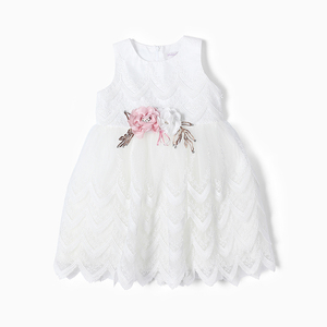 Vestido Blanco para Niñas, Ropa Infantil, Vestidos para Niñas, Abrigo de Mezclilla, Bolso, Conjuntos de Tres Piezas, Ropa para Niños, Vestidos de Fiesta para Niñas - Product Image 4