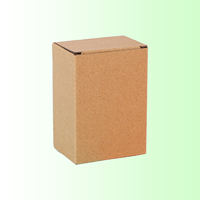 Emballage de boîte en papier ondulé personnalisé Boîte postale d'expédition de vêtements express en papier pliable avec logo et enveloppe de boîte A7