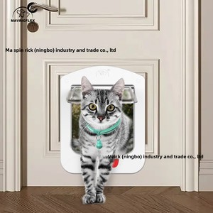 New thông minh <span class=keywords><strong>4</strong></span>-cách tự động Dog & Cat Flap cửa với 2 tag phím nhựa bền an toàn Pet cổng - Product Image 2
