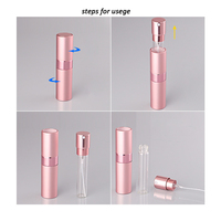 Isi Ulang parfum perjalanan botol semprot kosong parfum botol isi ulang botol semprot portabel Mini