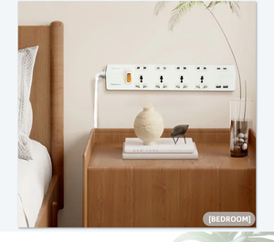 2026 New Arrivals PRIMA 13A 3000W <b>Power</b> Strip Overload Protector Multiple Extension <b>Socket</b> with 4 <b>USB</b> Fast Charge - Product Image 4