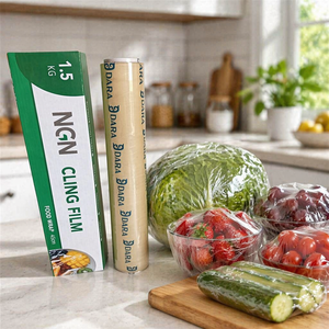 <span class=keywords><strong>Film</strong></span> alimentaire rétractable en plastique pour fruits <span class=keywords><strong>et</strong></span> légumes, fraises, vente directe usine - Product Image 1