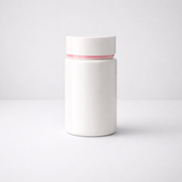 Prix de gros – Flacons à pilules en plastique PE durables, étanches et personnalisables de 100 ml avec bouchon à vis pour le stockage de médicaments à domicile