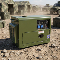 Geräuscharmer Tragbarer Stromerzeuger Elektrischer Dieselgenerator 5KVA 8KVA 10KVA 12KVA 15KVA 20KVA Generator Optional mit ATS