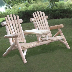 <span class=keywords><strong>Banc</strong></span> <span class=keywords><strong>de</strong></span> <span class=keywords><strong>jardin</strong></span> <span class=keywords><strong>en</strong></span> cèdre moderne Love Seat, chaise tete-a-tete <span class=keywords><strong>en</strong></span> bois naturel pour patio extérieur et véranda intérieure - Product Image 3