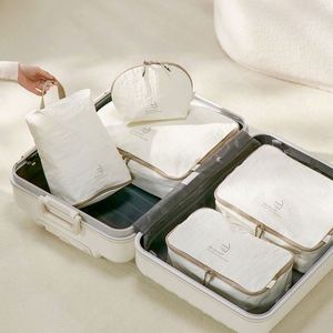 New Taslan 5 Pcs Travel <b>Compression</b> Storage <b>Bag</b> of Business Trip Large Capacity Storage Pack Waterproof <b>Bag</b> Set - Product Image 5