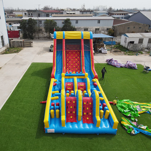 Castillo Inflable Gigante <span class=keywords><strong>Comercial</strong></span> con Doble Tobogán y Obstáculos para Niños y Adultos, Incluye Soplador <span class=keywords><strong>de</strong></span> Aire - Product Image 4