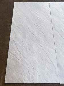 Texture réaliste de couleur claire pierre douce artificielle MCM voile d'ardoise blanc pour mur avec - Product Image 3