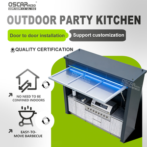 Conjunto Completo para Barbacoa al Aire Libre, Espacios <span class=keywords><strong>de</strong></span> Jardín y <span class=keywords><strong>Cocina</strong></span>, Kits Completos para Patio y <span class=keywords><strong>Cocina</strong></span> Exterior - Product Image 2
