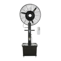 Ventilateur brumisateur mural LONGWELL OEM 110/220V 50/60Hz 26-30 pouces avec réservoir d'eau, humidificateur et pulvérisateur rafraîchissant